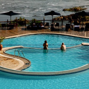 Hotel with water view