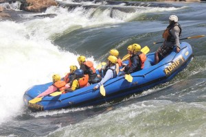 Water rafting on River Nile